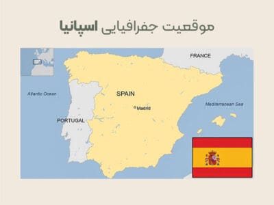 موقعیت جغرافیایی اسپانیا